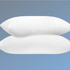 Two Dream Pillows stacked on a blue background