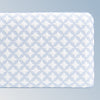 An image of the GlacioTex Cooling Pillow on a light blue gradient background