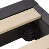 A closeup image of the Helix Foundation showing its sturdy slats