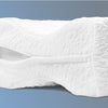 A closeup image of the Helix Knee Pillow on a blue background