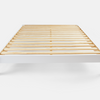 Helix white wood bed frame